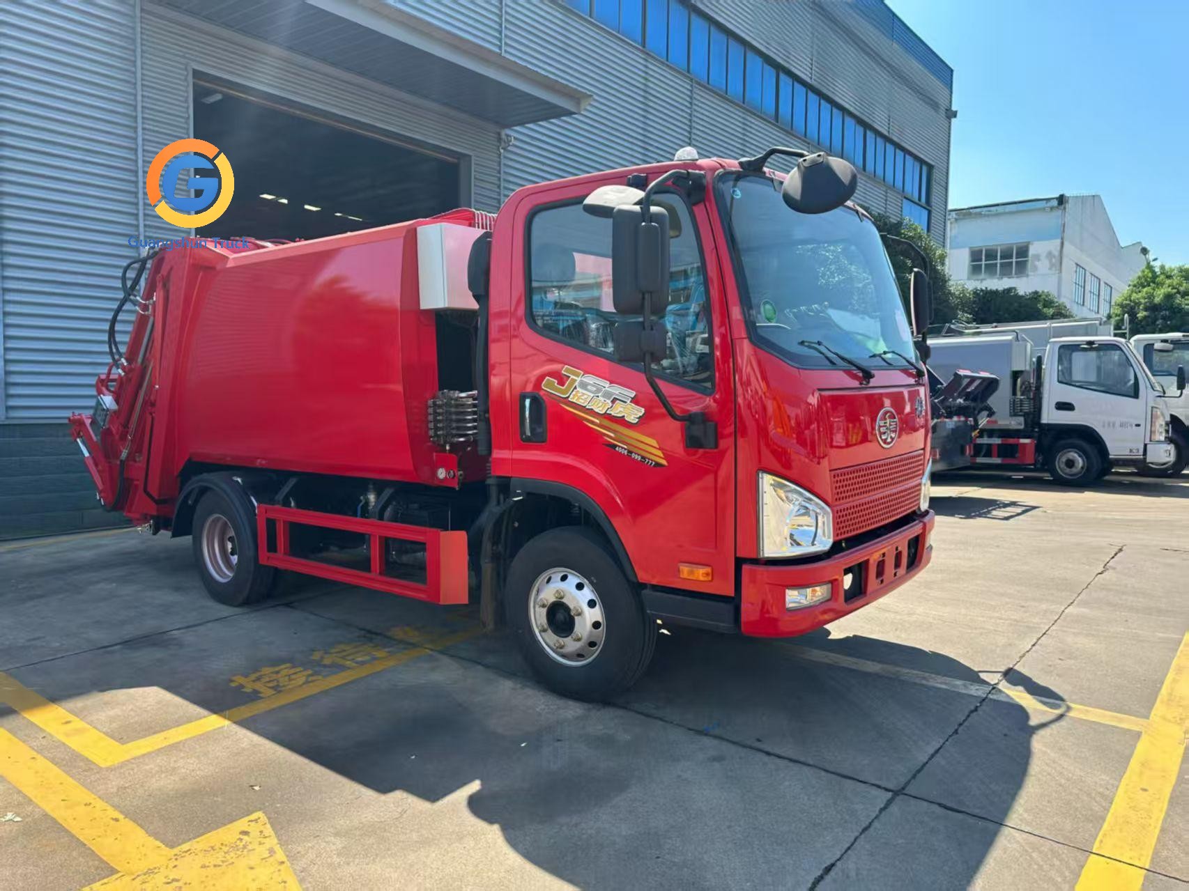 FAW 4X2 Compressed Garbage Truck 8CBM 