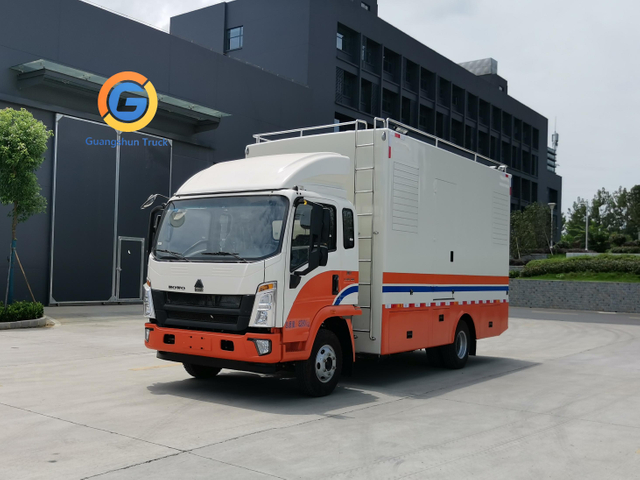 HOWO 4X2 Power Supply Vehicle