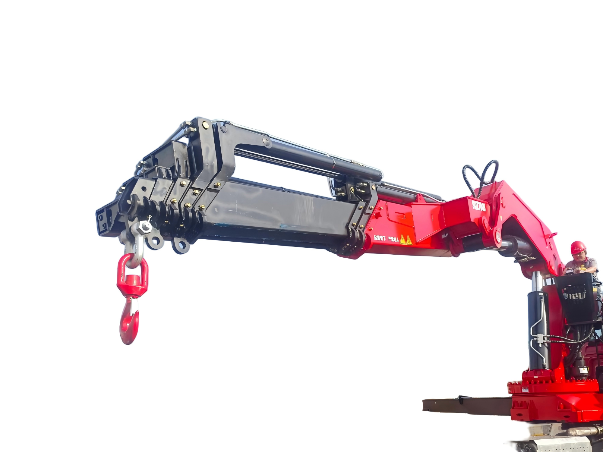 Guangshun 35Ton 8Section Crane 