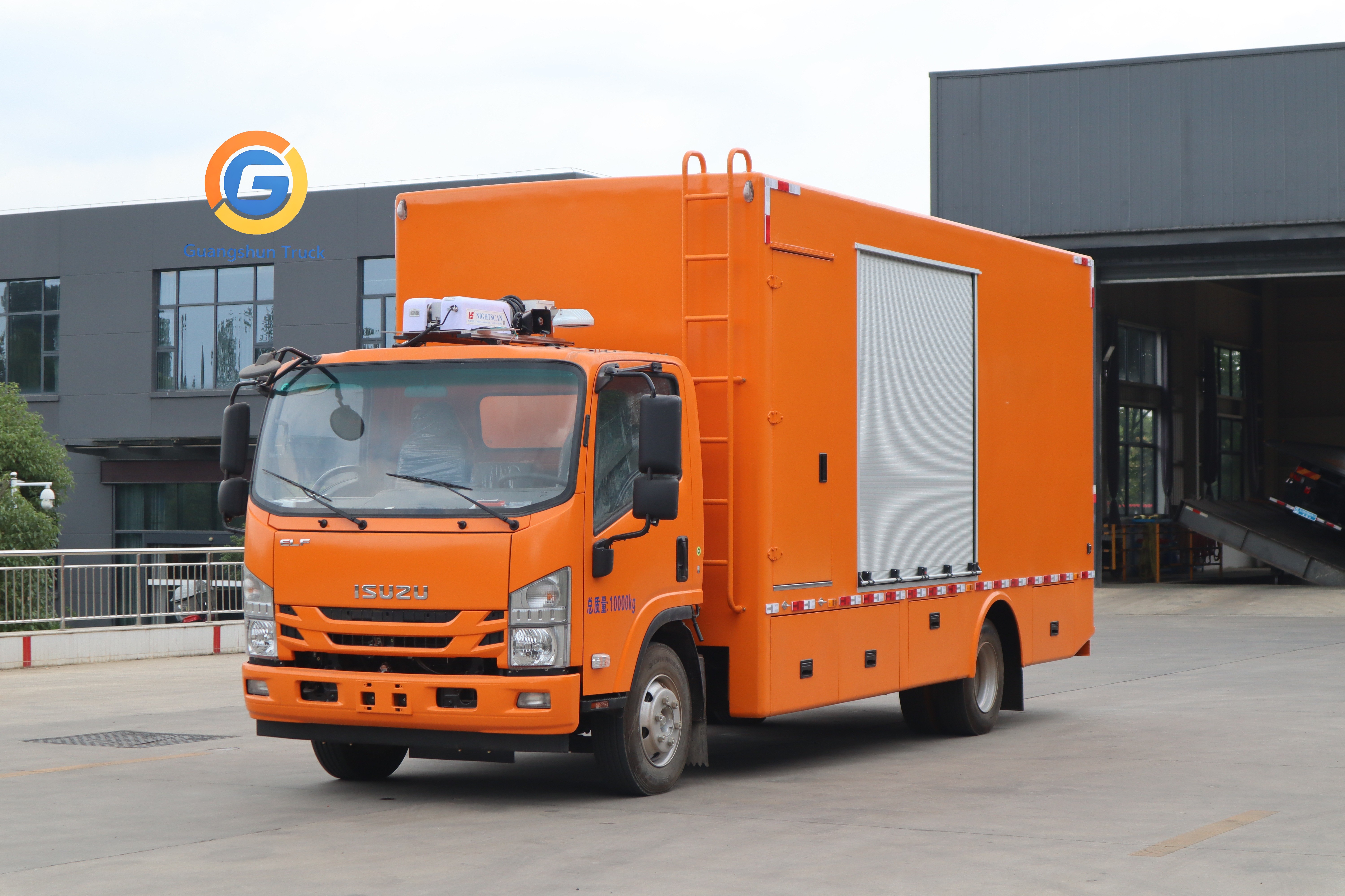 150kw ISUZU Mobile Emergency Power Vehicle by Guangshun Factory
