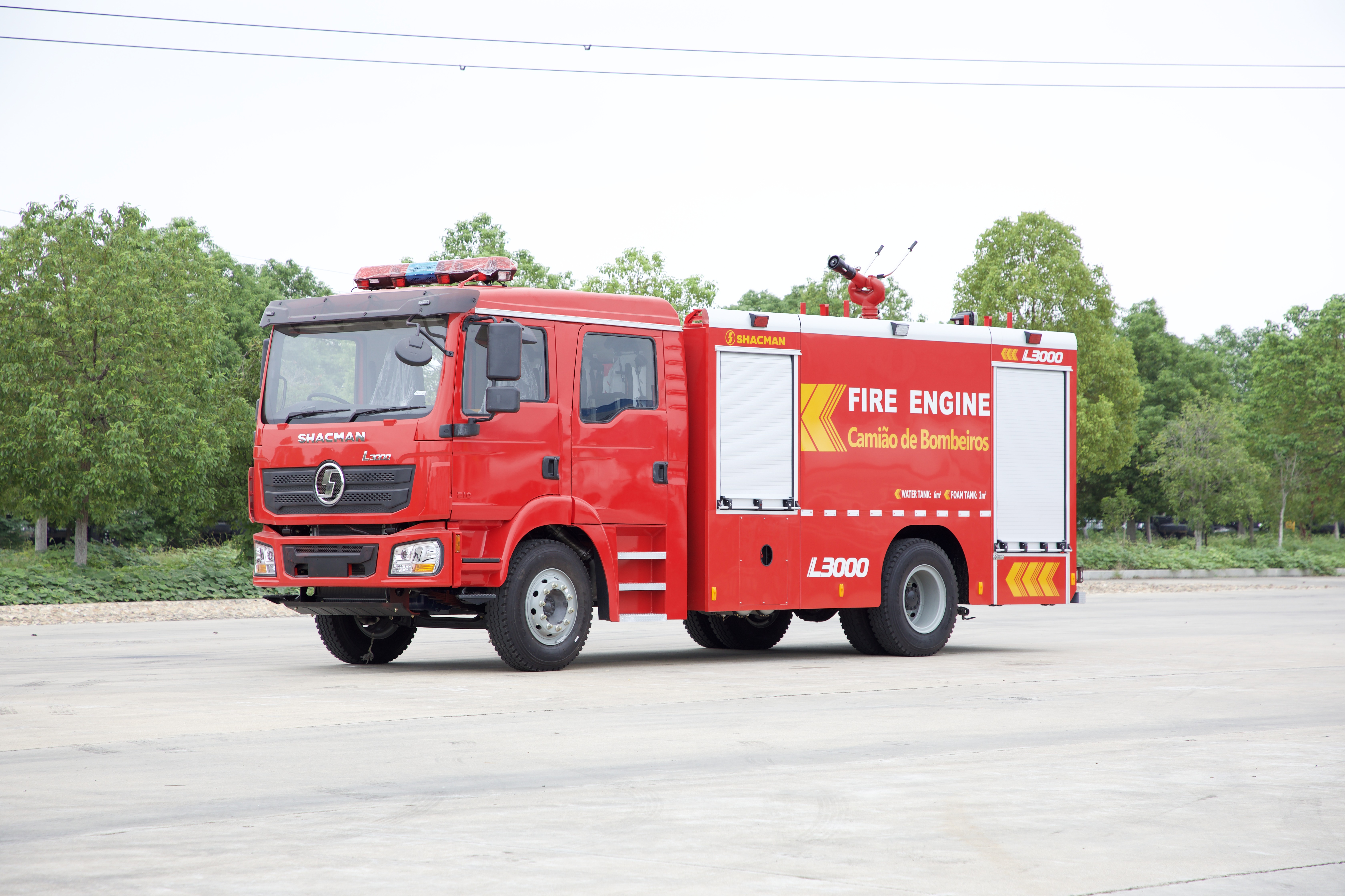 Shacman L3000 4X2 Fire Engine Has Been Successfully Produced