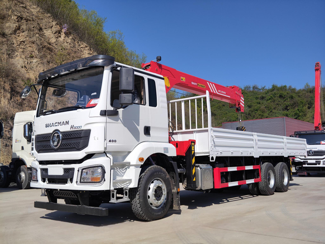 Shacman H3000 6X4 with SANY Palfinger 16Ton Crane 
