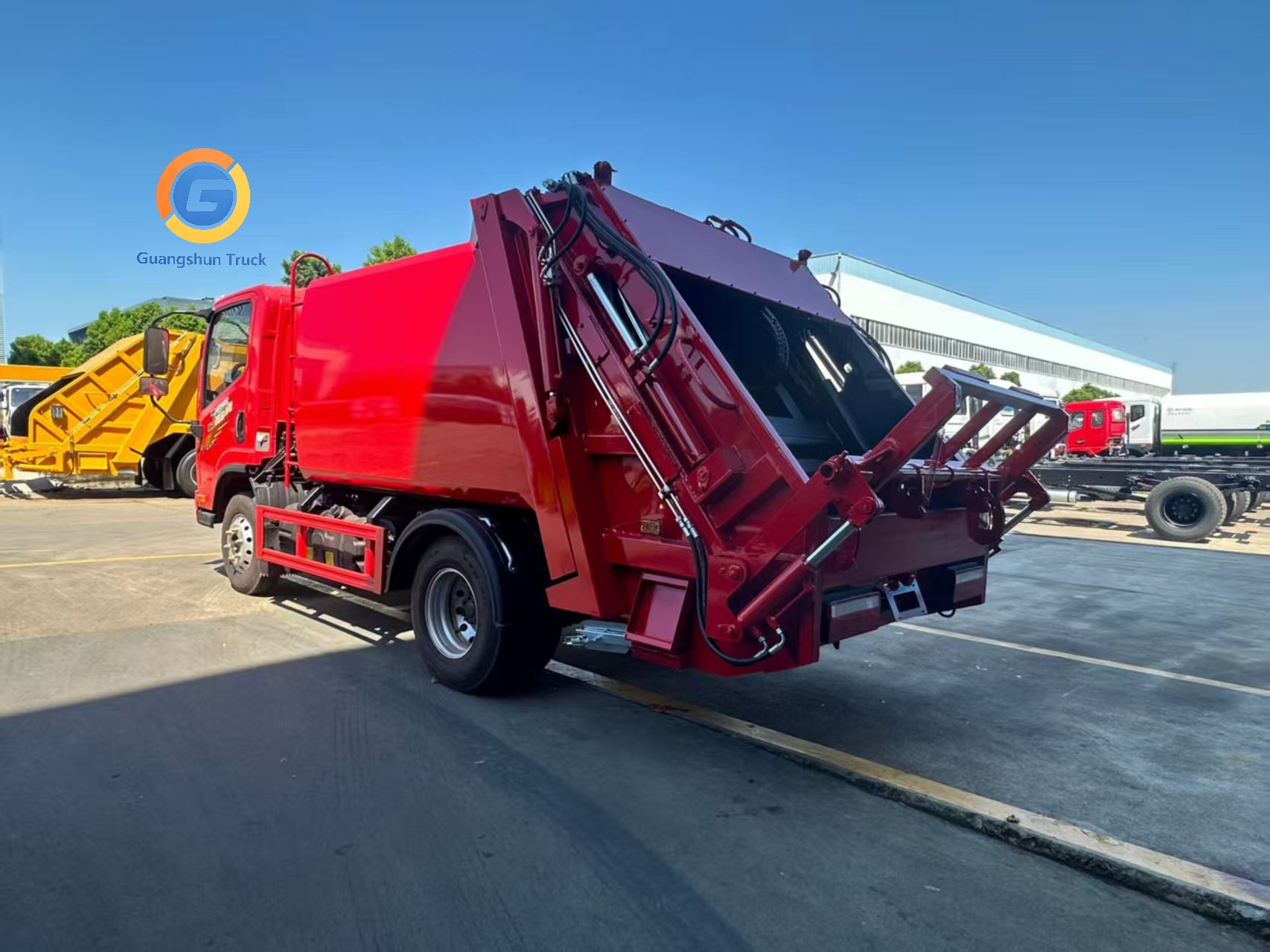 FAW 4X2 Compressed Garbage Truck 8CBM 