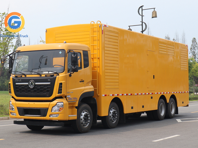 Product 4- Dongfeng Tianlong 8X4 1000kw Power Supply Vehicle