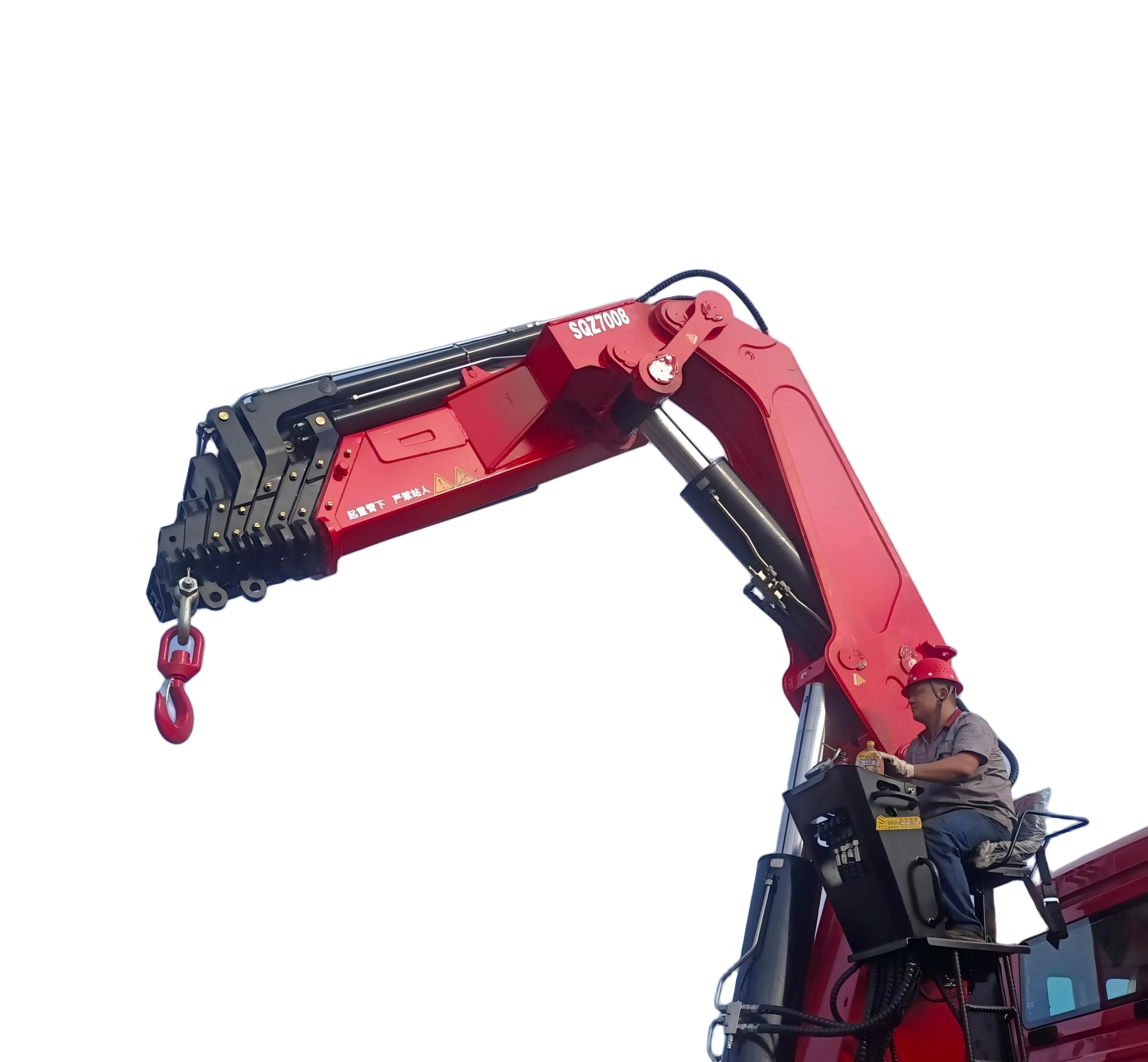 Guangshun 35Ton 8Section Crane 
